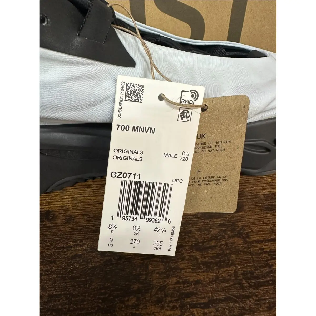 Adidas shoes - adidas Yeezy Boost 700 - Yeezy Boost - GZ0711 - Blue, Manufacturer: Blue Tint/Blue Tint/Blue Tint 4