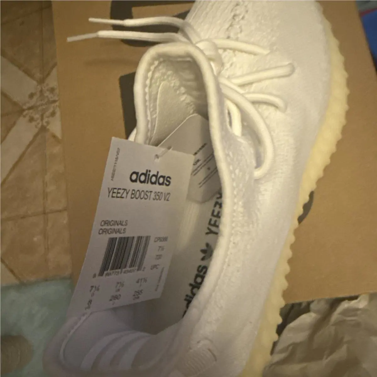 Adidas shoes - adidas Yeezy Boost 350 V2 - CP9366 - White (UPC: 0889773429672) 0