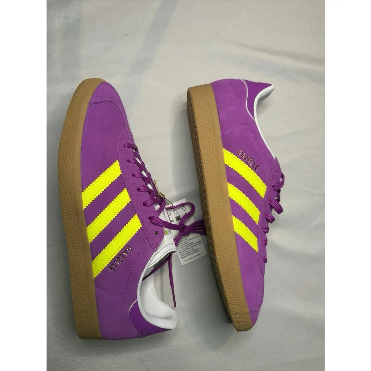 Adidas shoes - adidas Gazelle - Gazelle - JI1373 - Purple, Manufacturer: Purple Burst/Solar Yellow/Off White 1