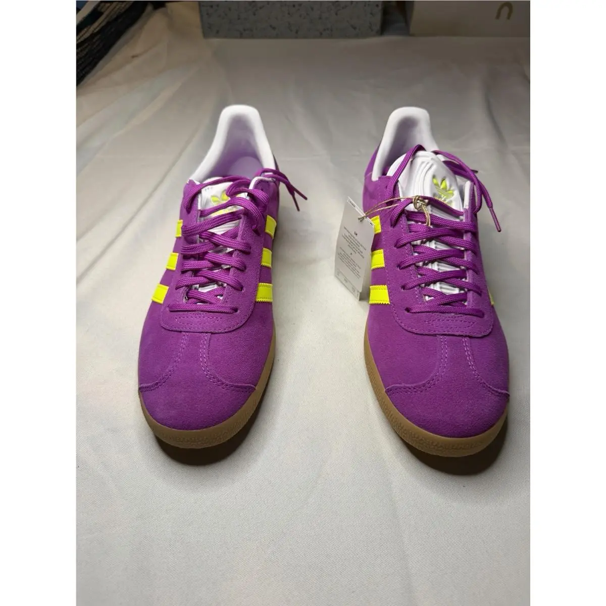 Adidas shoes - adidas Gazelle - Gazelle - JI1373 - Purple, Manufacturer: Purple Burst/Solar Yellow/Off White 2