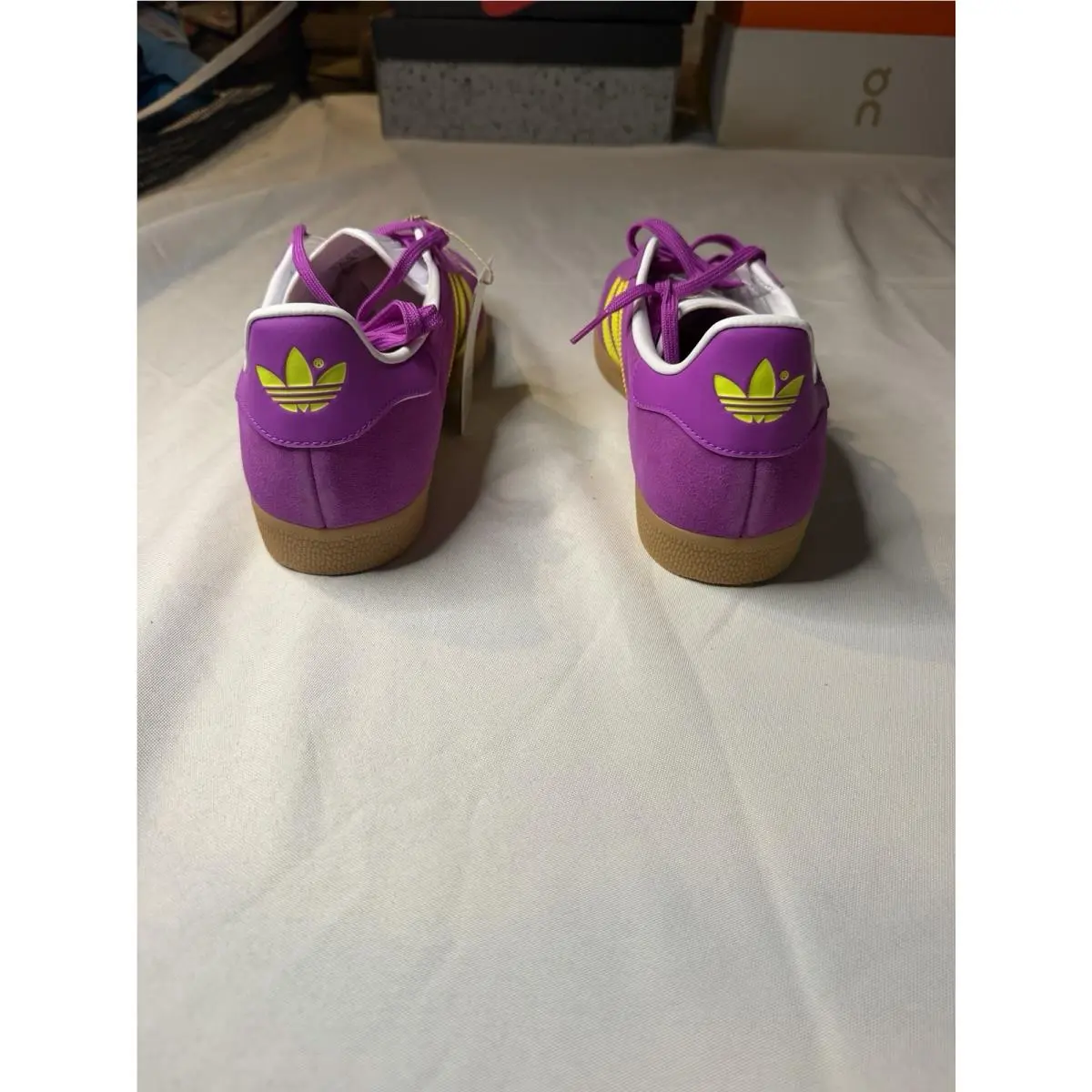 Adidas shoes - adidas Gazelle - Gazelle - JI1373 - Purple, Manufacturer: Purple Burst/Solar Yellow/Off White 4
