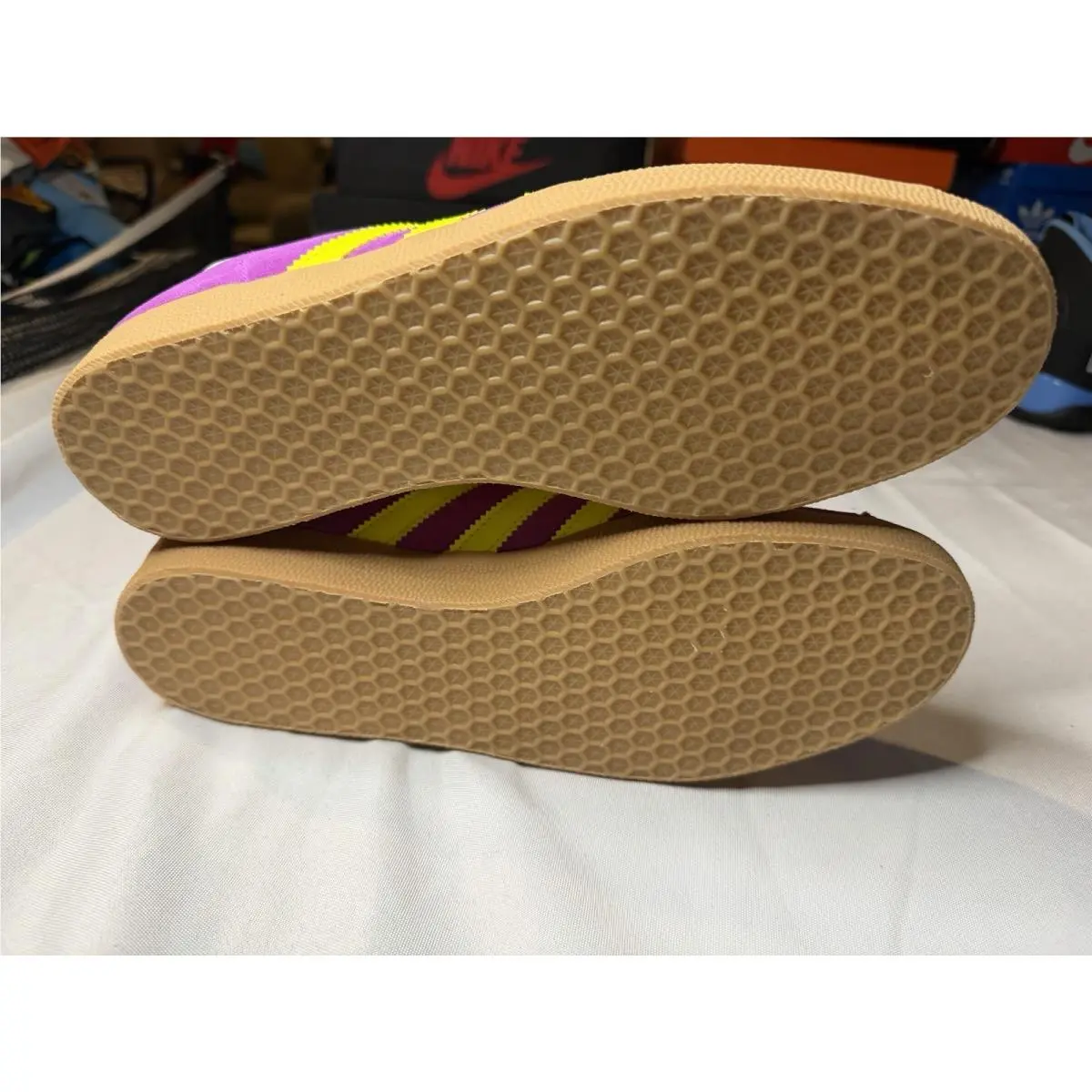 Adidas shoes - adidas Gazelle - Gazelle - JI1373 - Purple, Manufacturer: Purple Burst/Solar Yellow/Off White 5