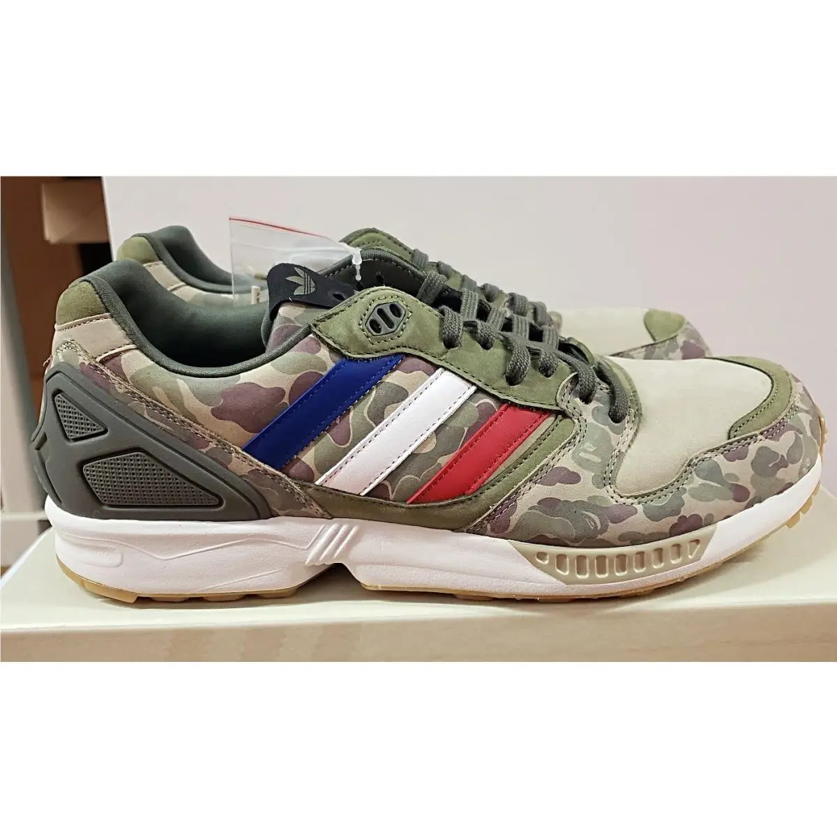 ZX 5000 Undftd Bape Q34751 Size 9 Green Camo Undefeated by Adidas