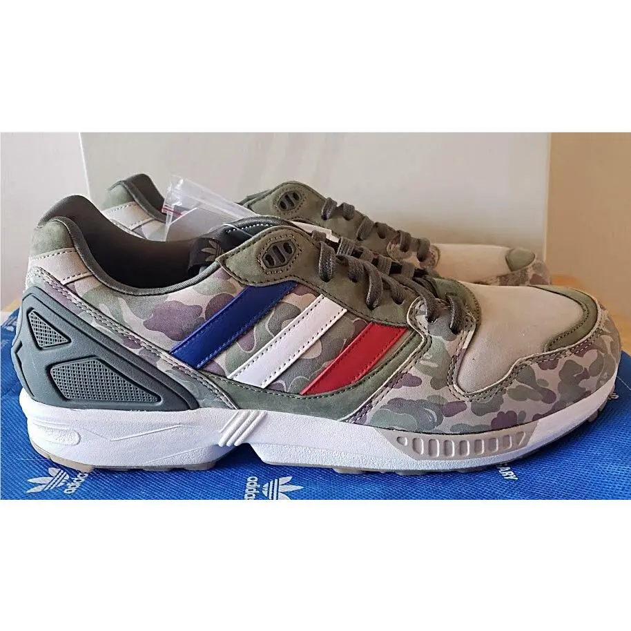 Adidas ZX 5000 Undftd Bape Q34751 Size 9 Green Camo Undefeated