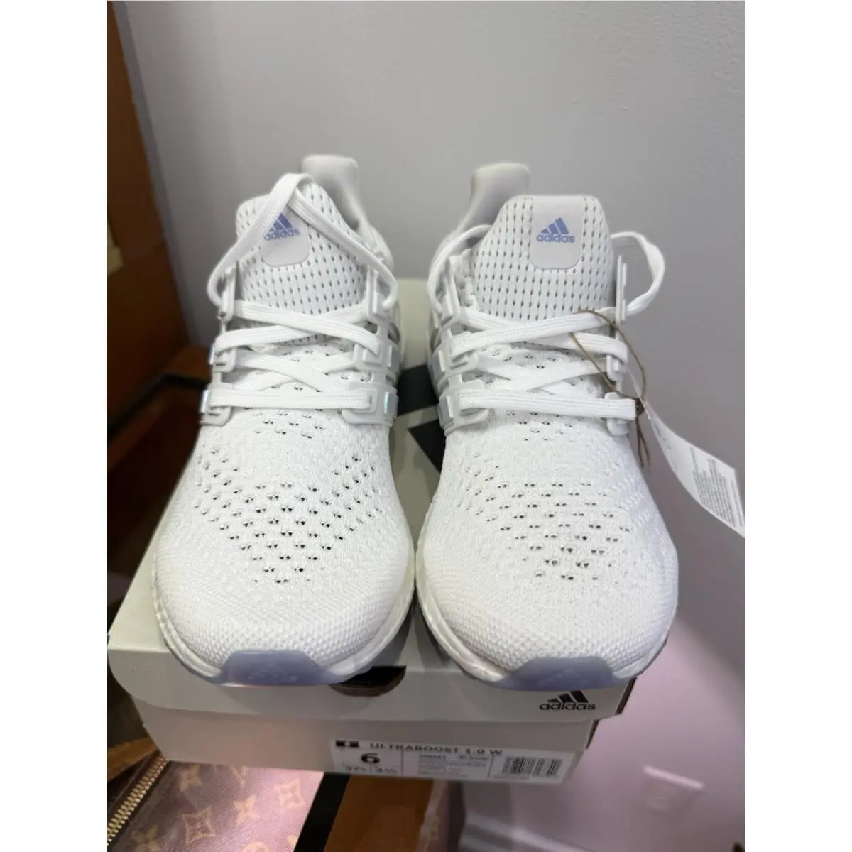 Adidas shoes - adidas Ultraboost - Ultraboost - JH6582 - White, Manufacturer: Cloud White/Supplier Colour/Blue Spark Metallic 1