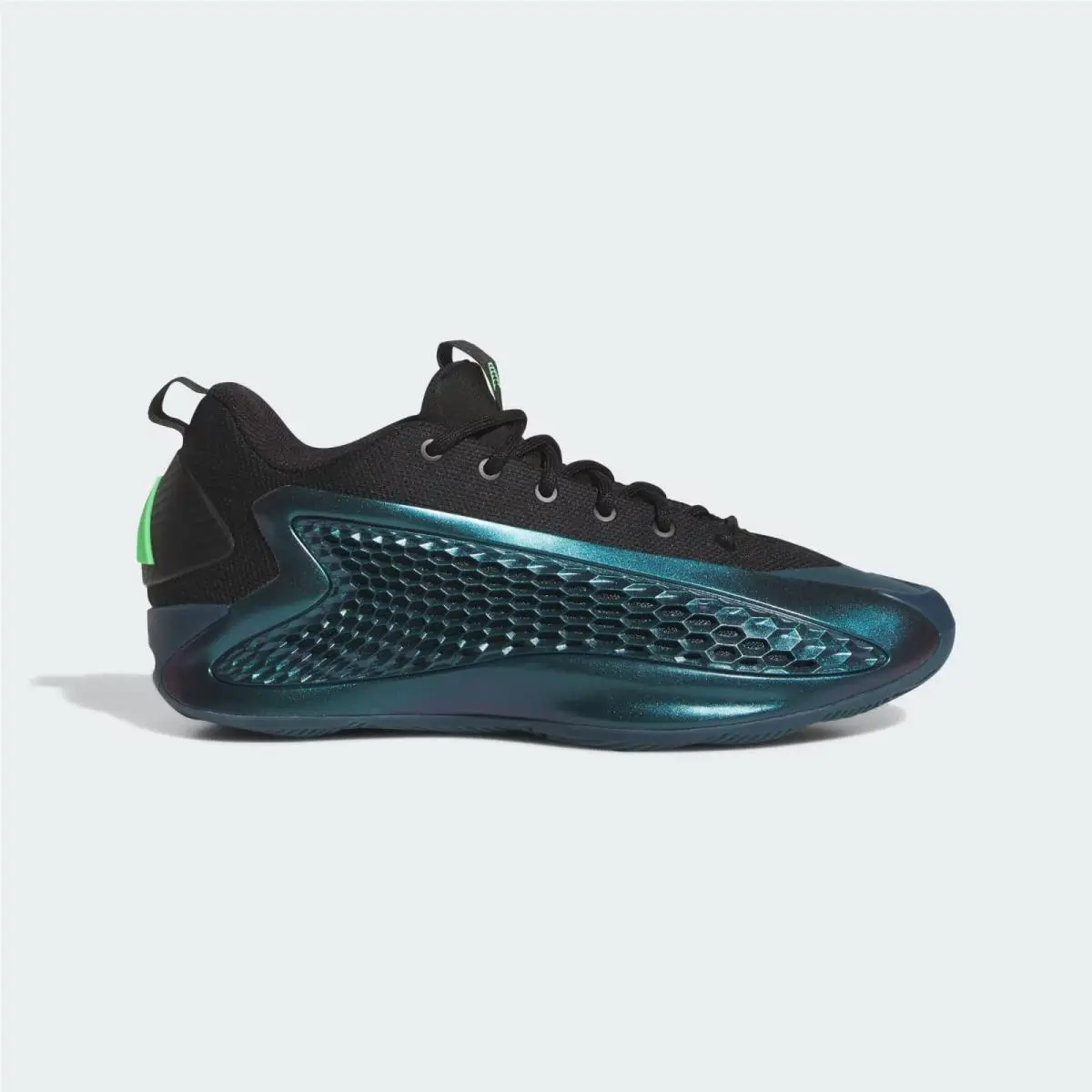 Adidas Men`s Anthony Edwards 1 Low Metamorphosis Scream Green JQ6135 Size 10