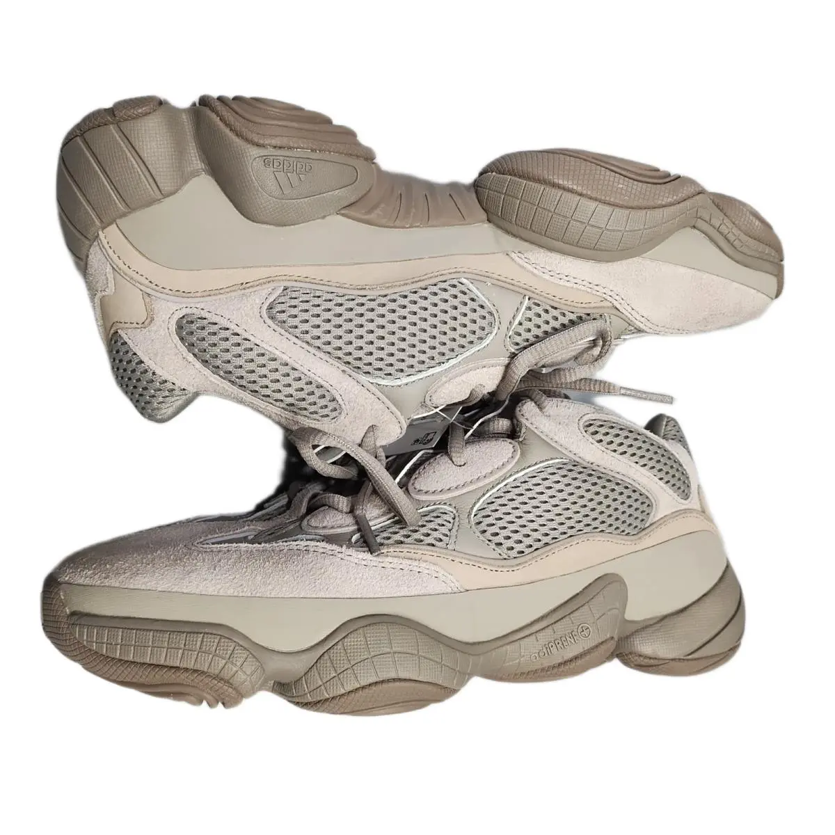 Adidas Originals Yeezy 500 Sneakers Mens Size 8.5 Gray Cushioned Lace Up GX3607