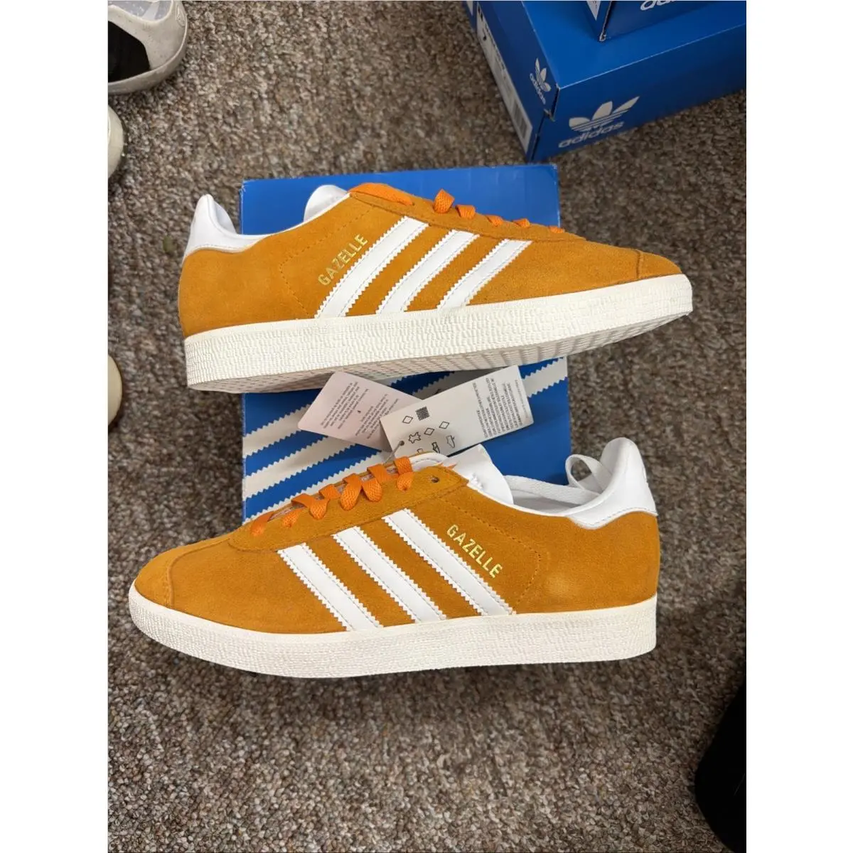 Size 6 -  Gazelle Equipment Orange by Adidas
