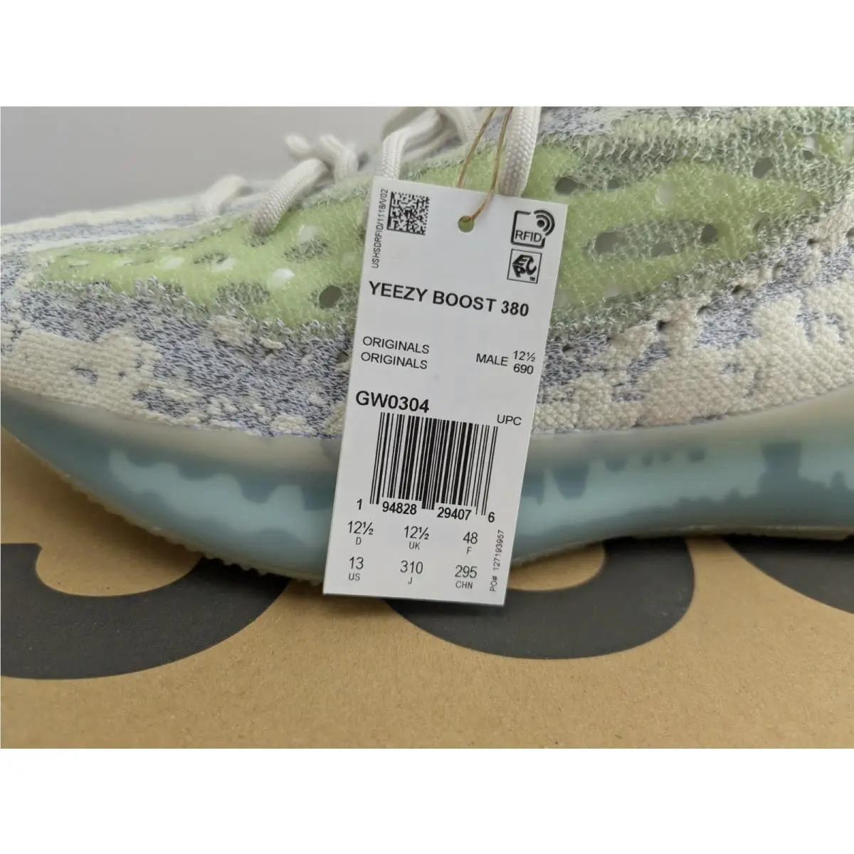 Adidas shoes - adidas Yeezy Boost 380 - Yeezy Boost - GW0304 - White (UPC: 0194828290399) 6