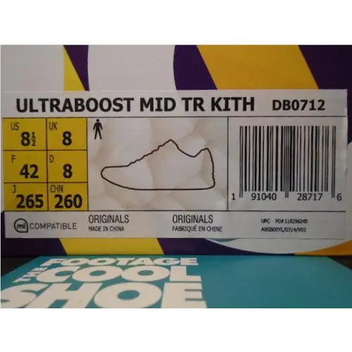 Adidas shoes - Adidas Ultra Boost Mid TR Kith - DB0712 - Black 6