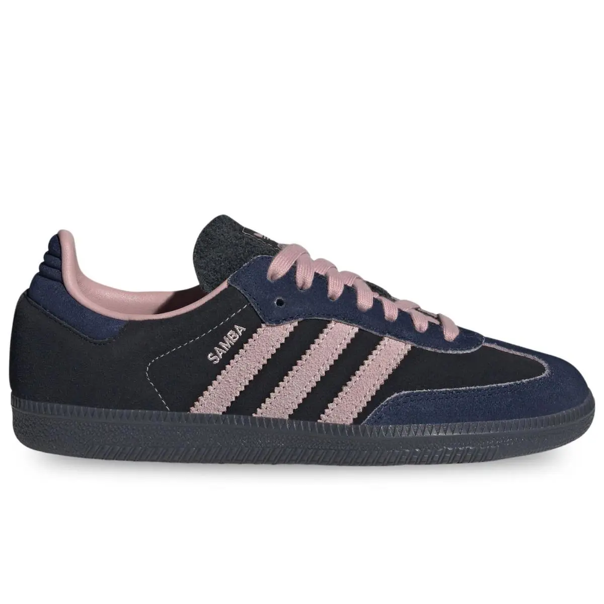 Adidas Samba OG Black/mauve Pink/blue Womens Size 10.5/Mens Size 9.5 JI2679