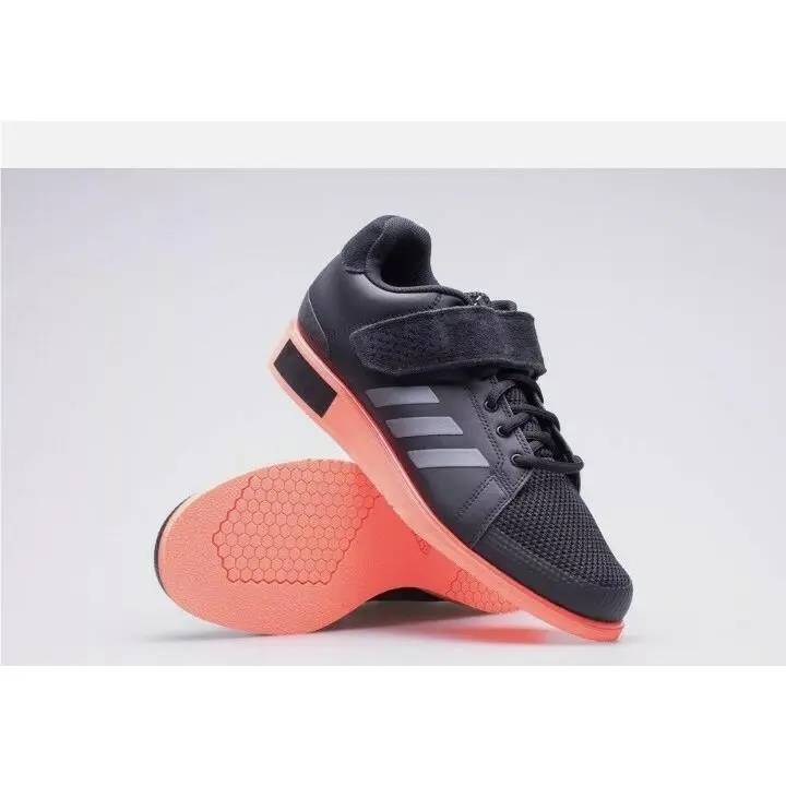 Power Perfect Iii Mens Weightlifting Shoes 16 Trainer Sports Black EF2985 by Adidas