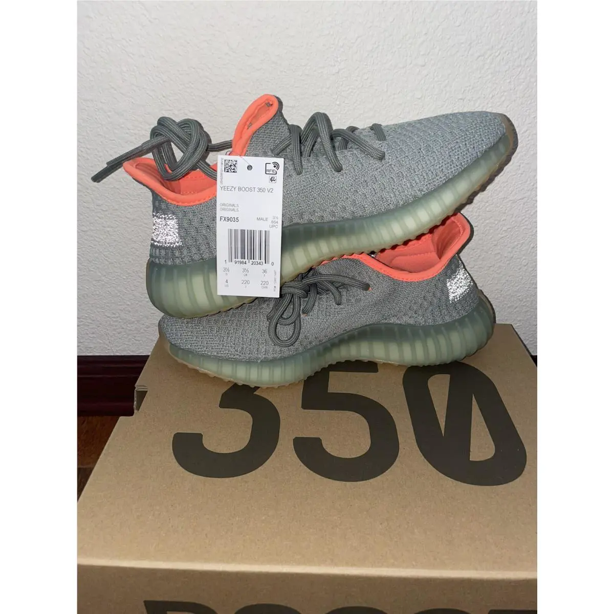 Adidas shoes - adidas Yeezy Boost 350 V2 - FX9035 - Desert Sage/Desert Sage/Desert Sage 0