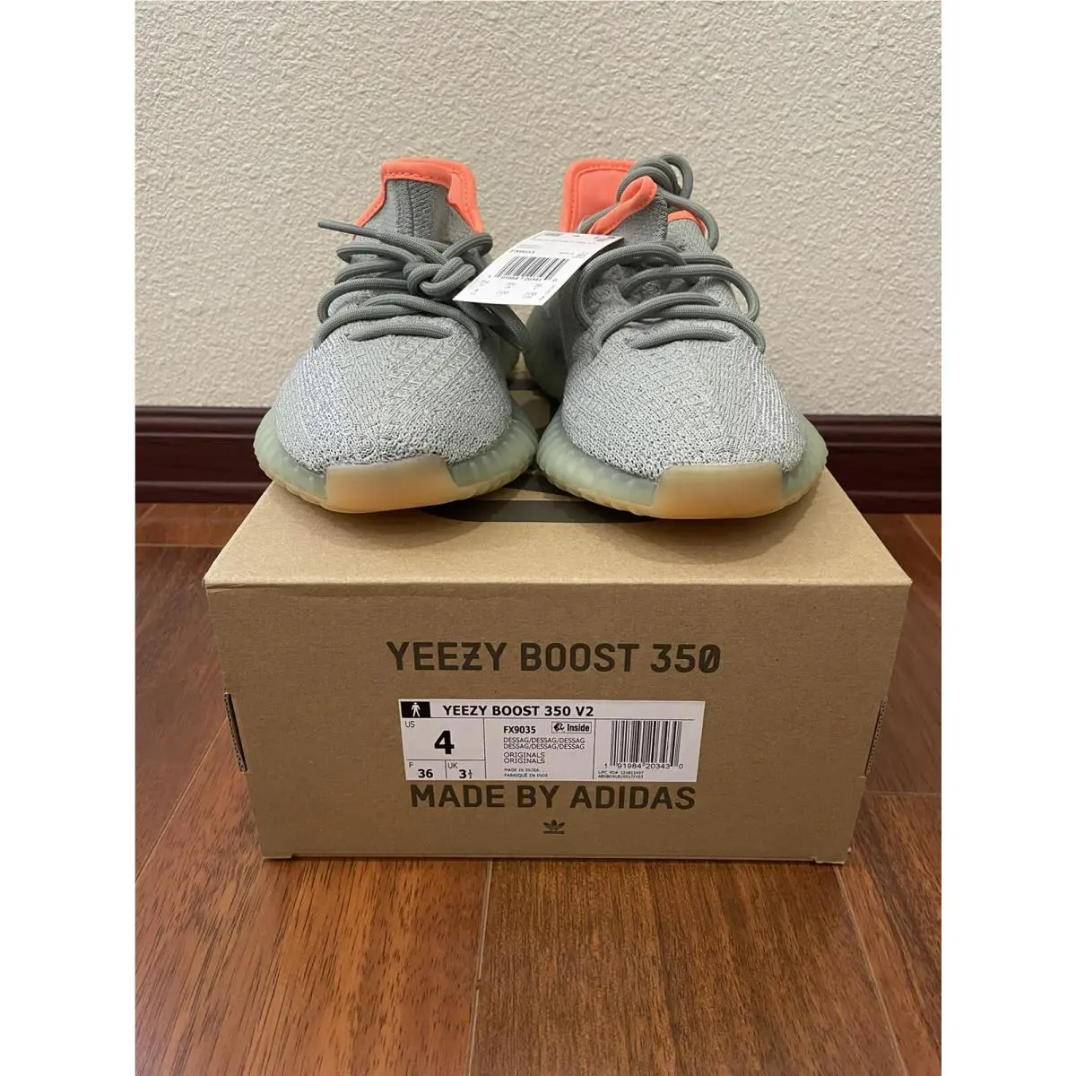 Adidas shoes - adidas Yeezy Boost 350 V2 - FX9035 - Desert Sage/Desert Sage/Desert Sage 2
