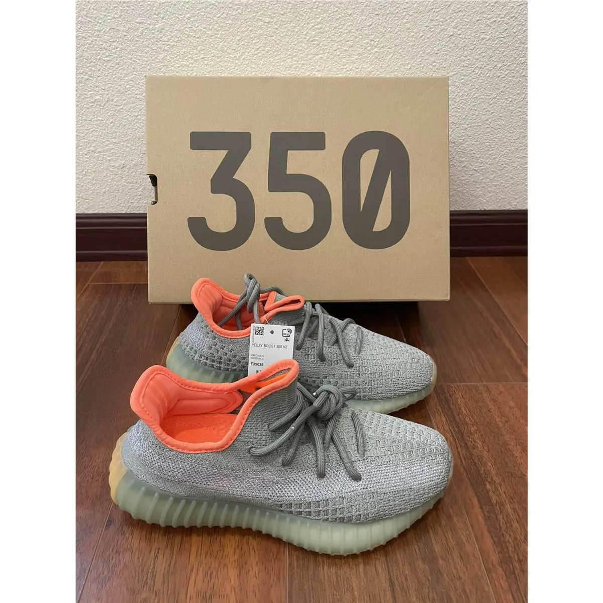 Adidas shoes - adidas Yeezy Boost 350 V2 - FX9035 - Desert Sage/Desert Sage/Desert Sage 5