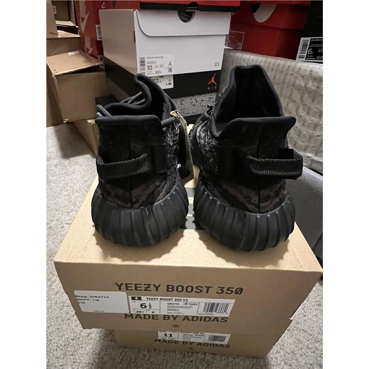 Adidas shoes - adidas Yeezy Boost 350 V2 - GW3774 - Black 1