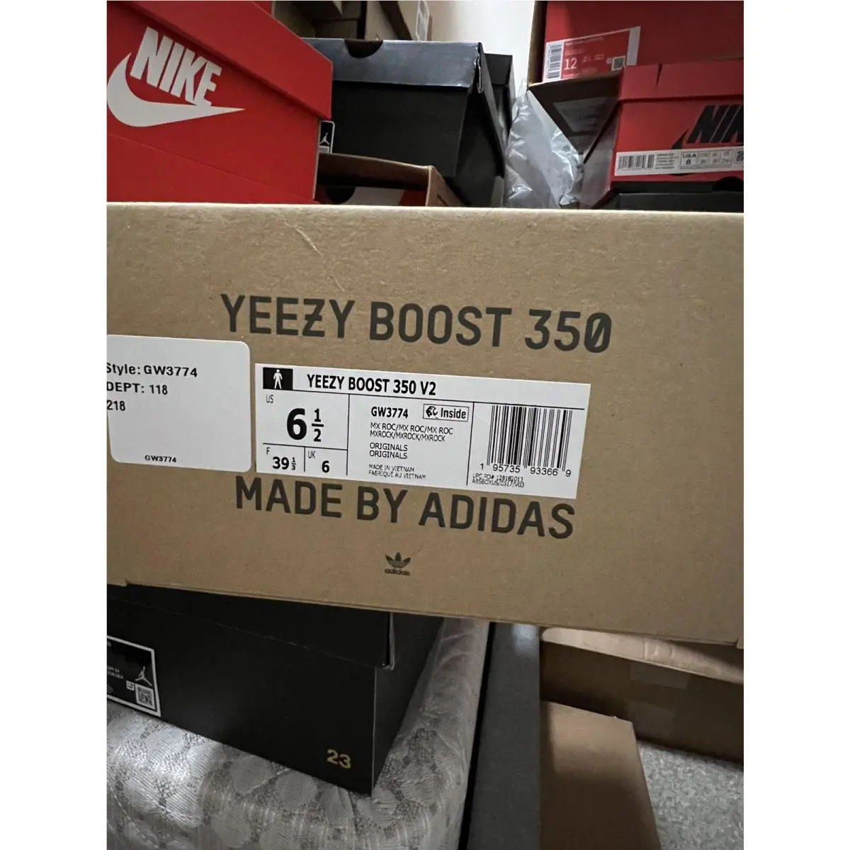 Adidas shoes - adidas Yeezy Boost 350 V2 - GW3774 - Black 3