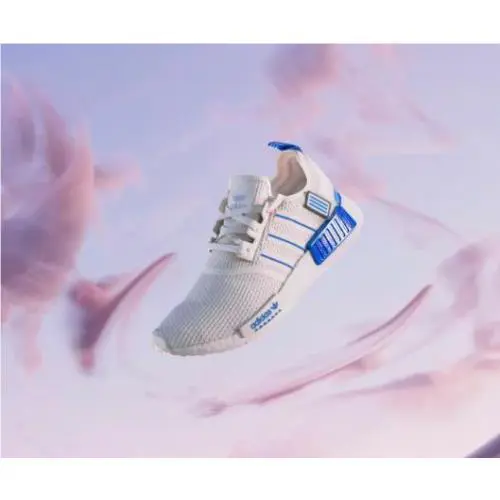 Adidas shoes - adidas NMD R1 - NMD - GX0999 - White / Blue Bird (UPC: 195732654987) 8