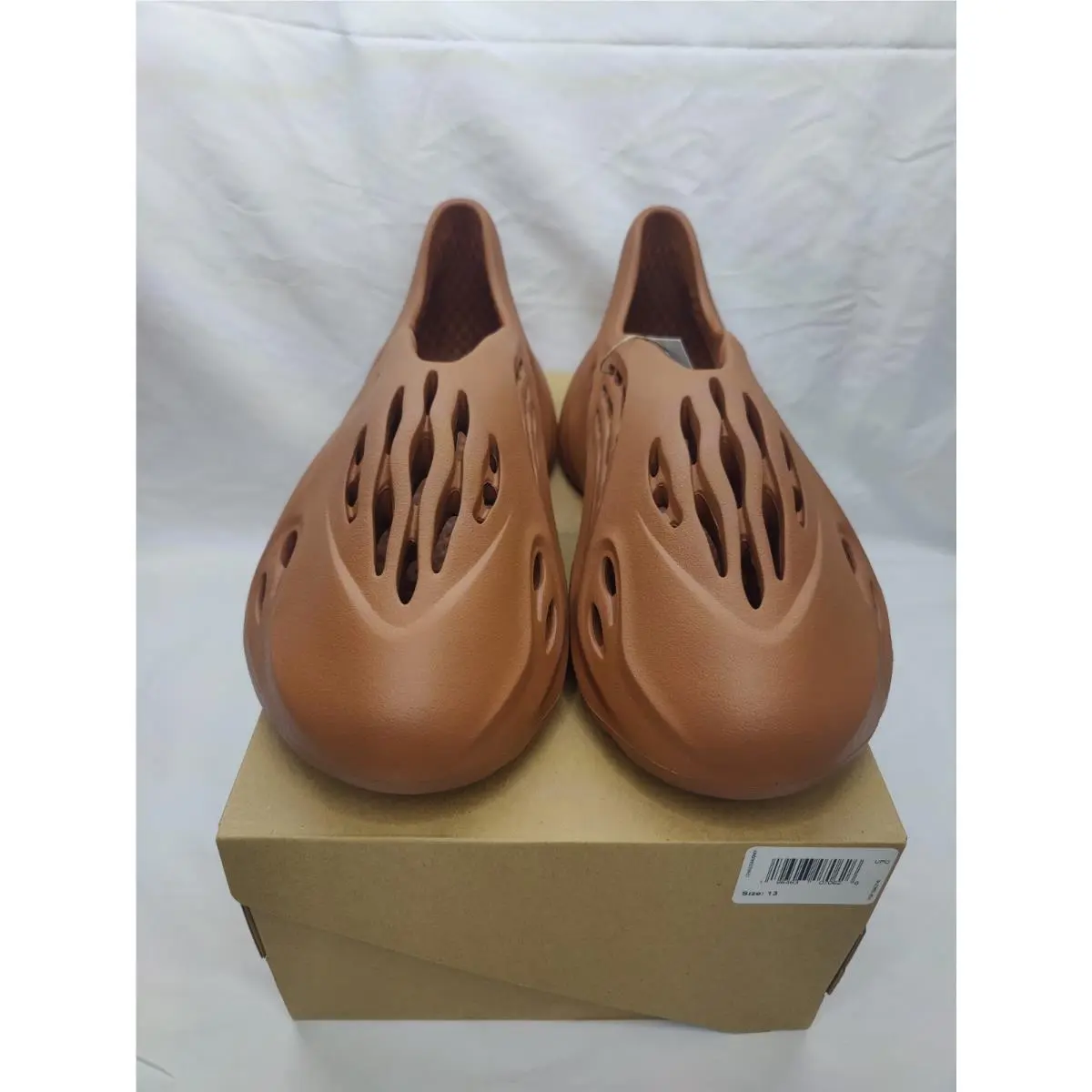 Size 13 Adidas Yeezy Foam Runner Rnr Clay Red HP5335 Men`s