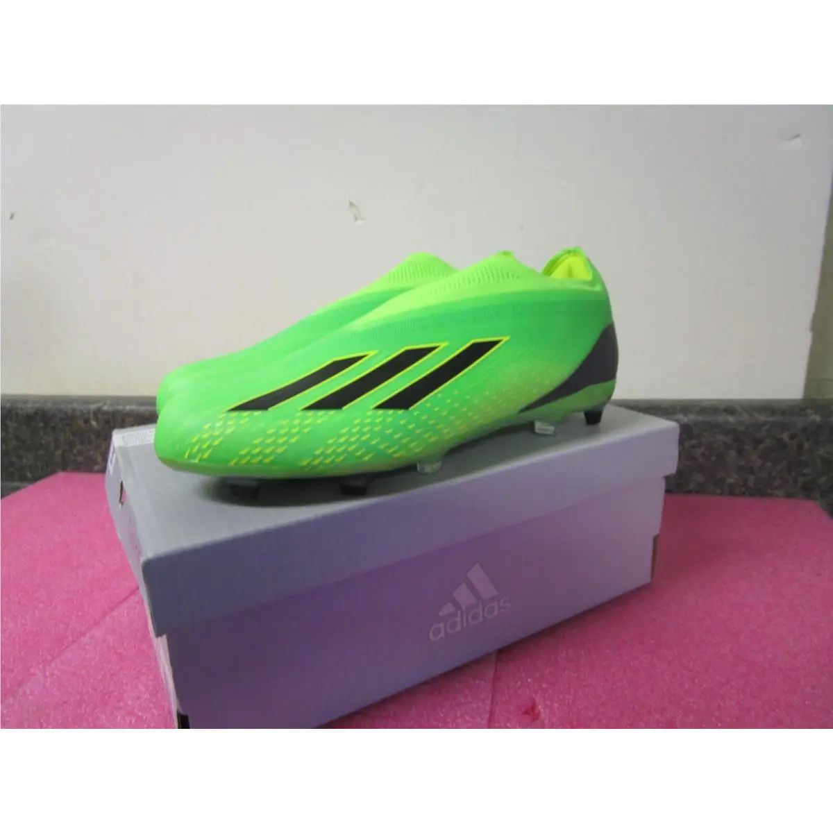 Adidas shoes - X Speedportal+ FG J - GW8417 - Green (UPC: 0195740613266) 1