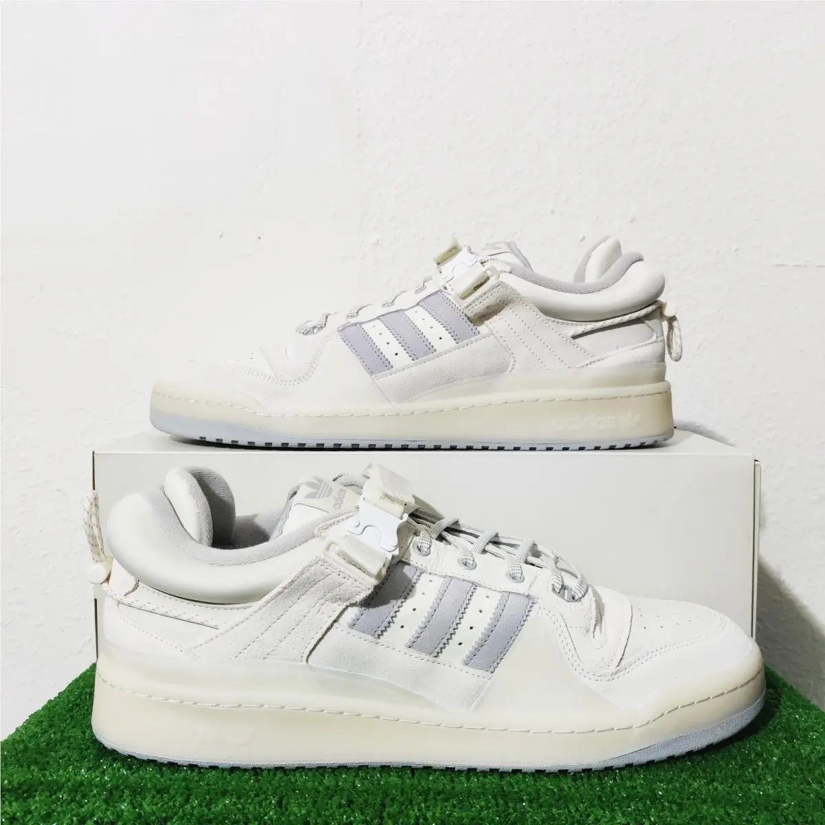 Bad Bunny Forum Buckle Low Last Forum White HQ2153 Men`s Shoes 12.5 by Adidas