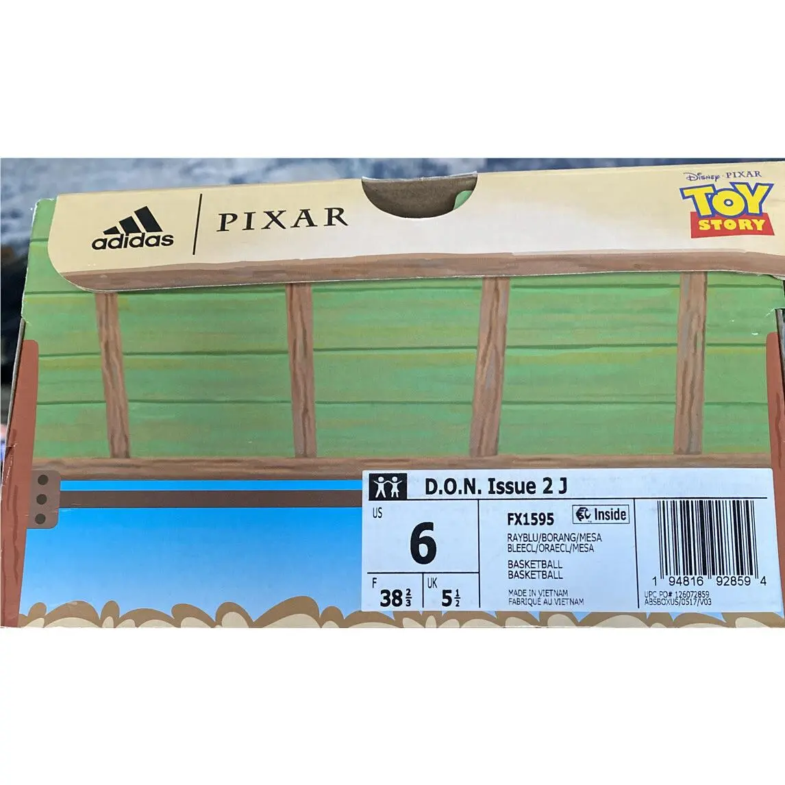 Adidas shoes - DON - DON - FX1595 - Blue (UPC: 0194816928594) 7