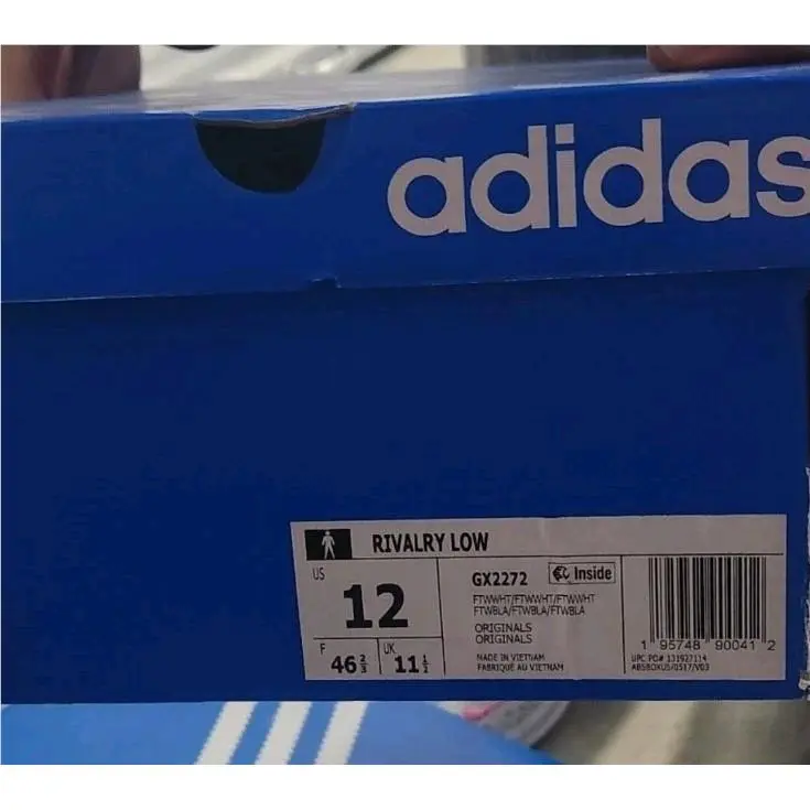 Adidas shoes - adidas Rivalry Low - Rivalry Low - GX2272 - White (UPC: 195748900429) 5