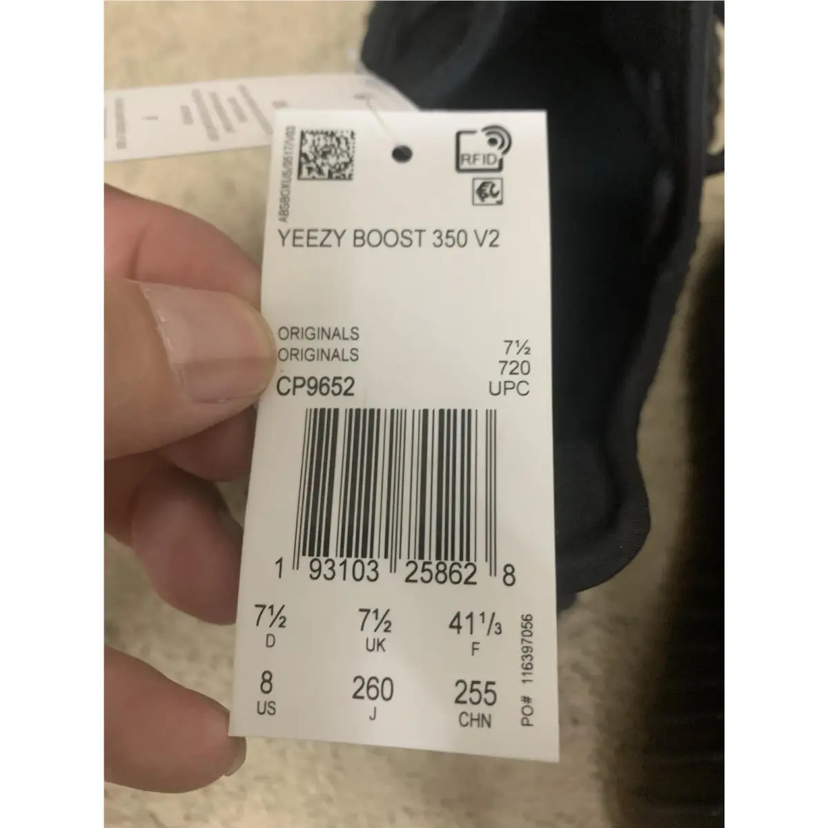 Adidas shoes - adidas Yeezy Boost 350 V2 - CP9652 - Black 6