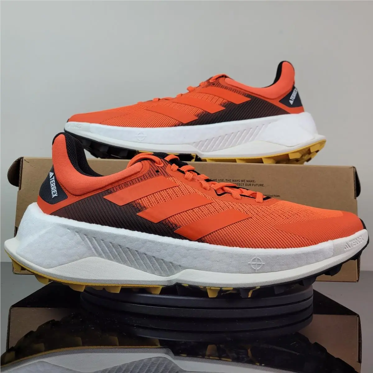 Terrex Soulstride Ultra Trail Running Shoes Orange IE8455 Men`s Sz 12 by Adidas