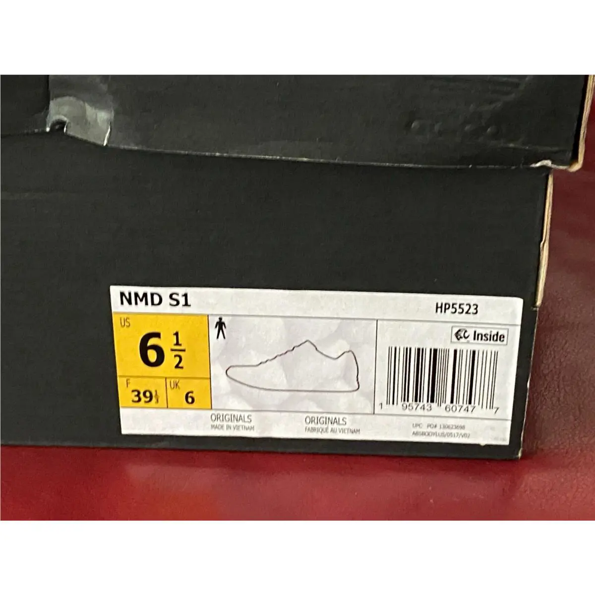 Adidas shoes - adidas NMD S1 - NMD - HP5523 - Core Black / Core Black / Altered Blue (UPC: 195743607477) 11