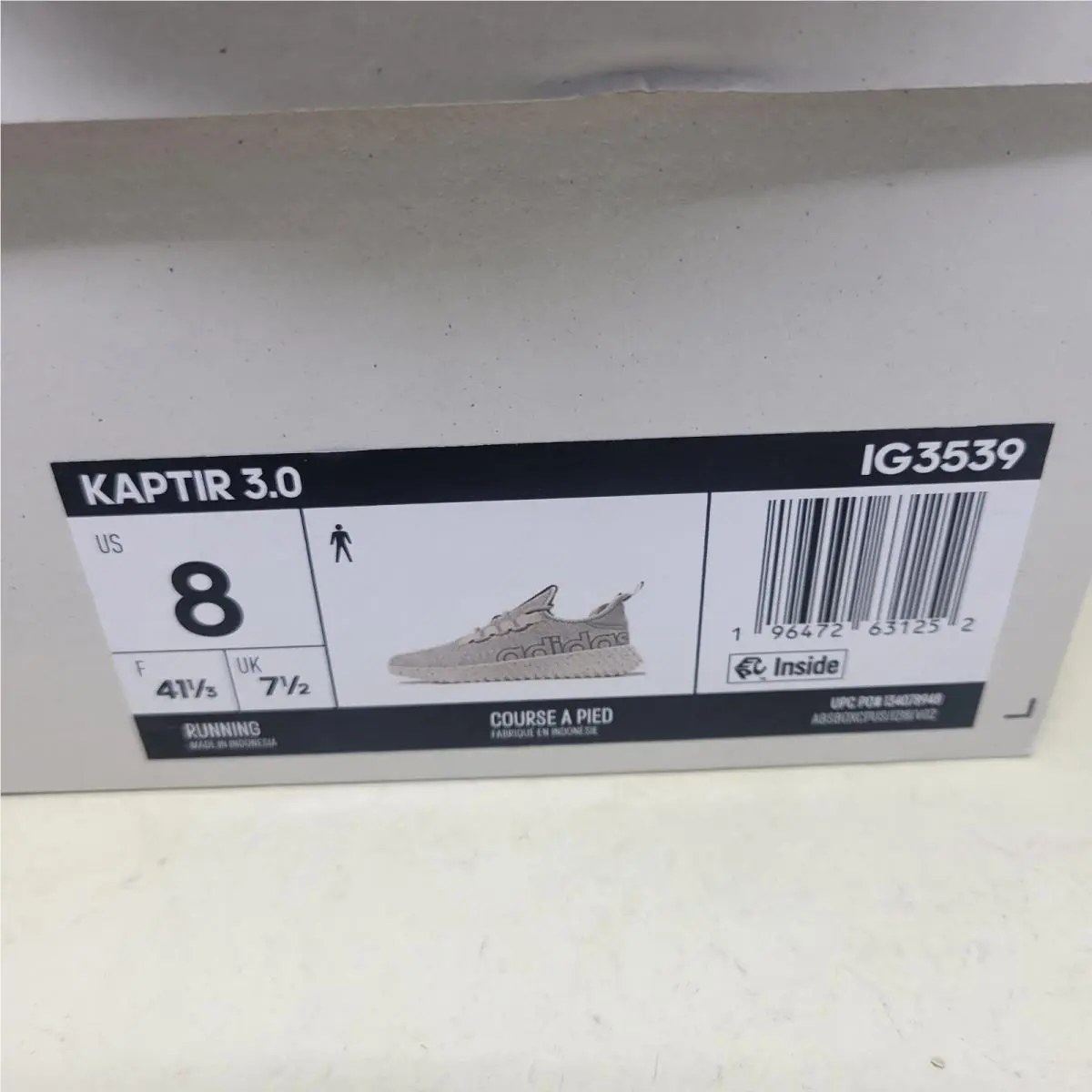 Adidas shoes - adidas Kaptir - Kaptir - IG3539 - Gray (UPC: 196472631276) 8
