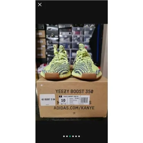 Adidas shoes - adidas Yeezy Boost 350 V2 - B37572 - Yellow (UPC: 0191040406300) 1