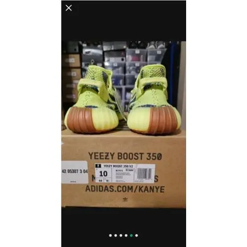 Adidas shoes - adidas Yeezy Boost 350 V2 - B37572 - Yellow (UPC: 0191040406300) 3