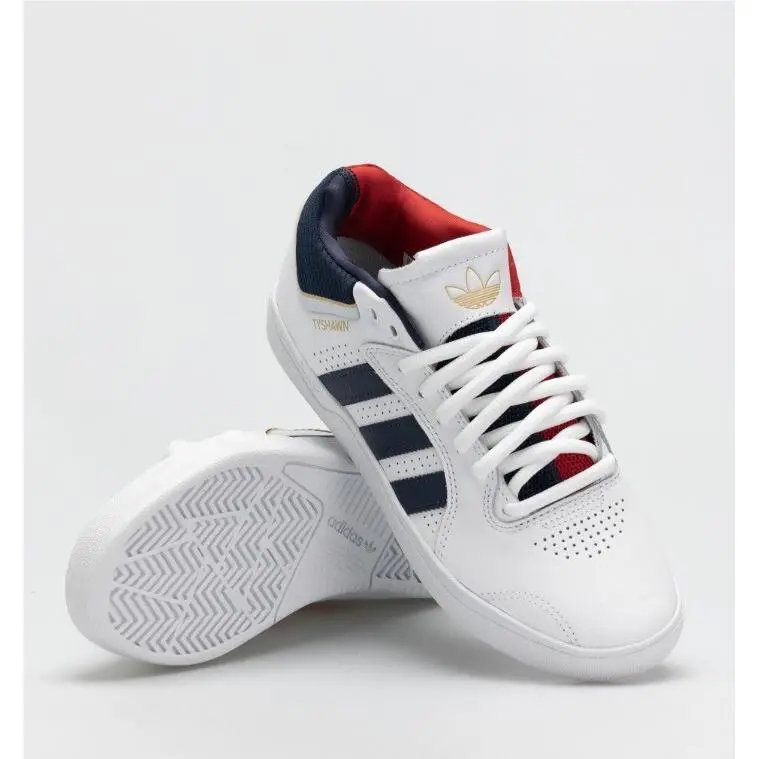 Adidas shoes - adidas Tyshawn - Tyshawn - GY3663 - FTWWHT/CONAVY/GOLD (UPC: 195734533174) 3