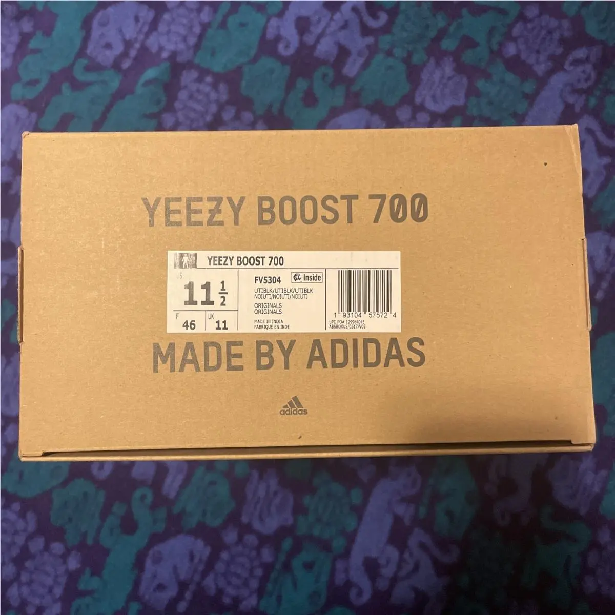 Adidas shoes - adidas Yeezy Boost 700 - Yeezy Boost - FV5304 - Black (UPC: 0193104575724) 0