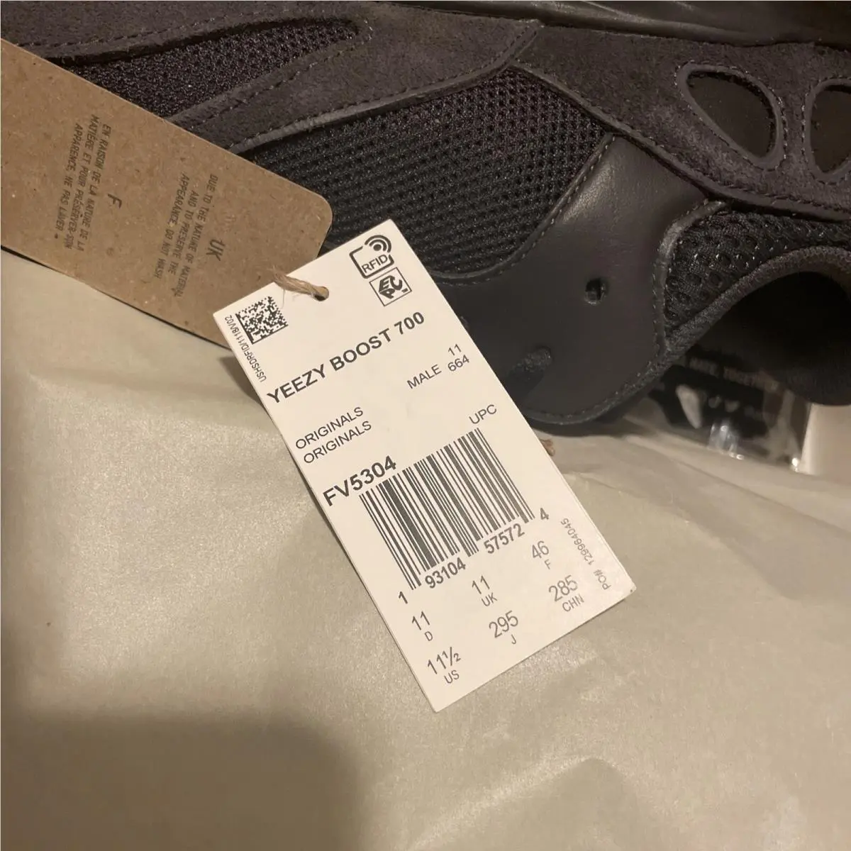 Adidas shoes - adidas Yeezy Boost 700 - Yeezy Boost - FV5304 - Black (UPC: 0193104575724) 1
