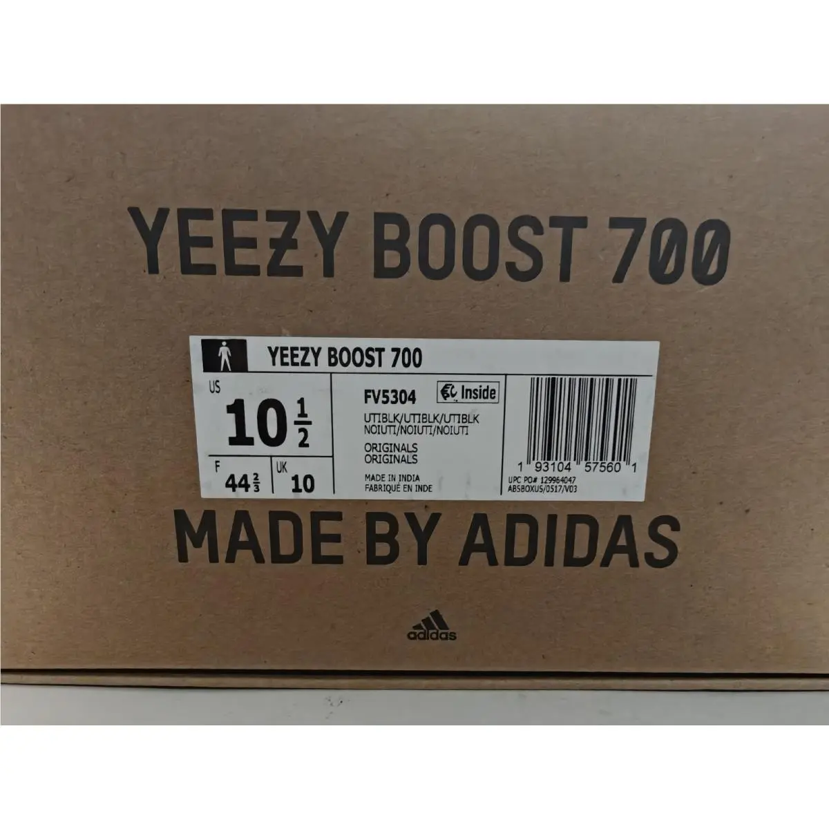 Adidas shoes - adidas Yeezy Boost 700 - Yeezy Boost - FV5304 - Black (UPC: 0193104575601) 6