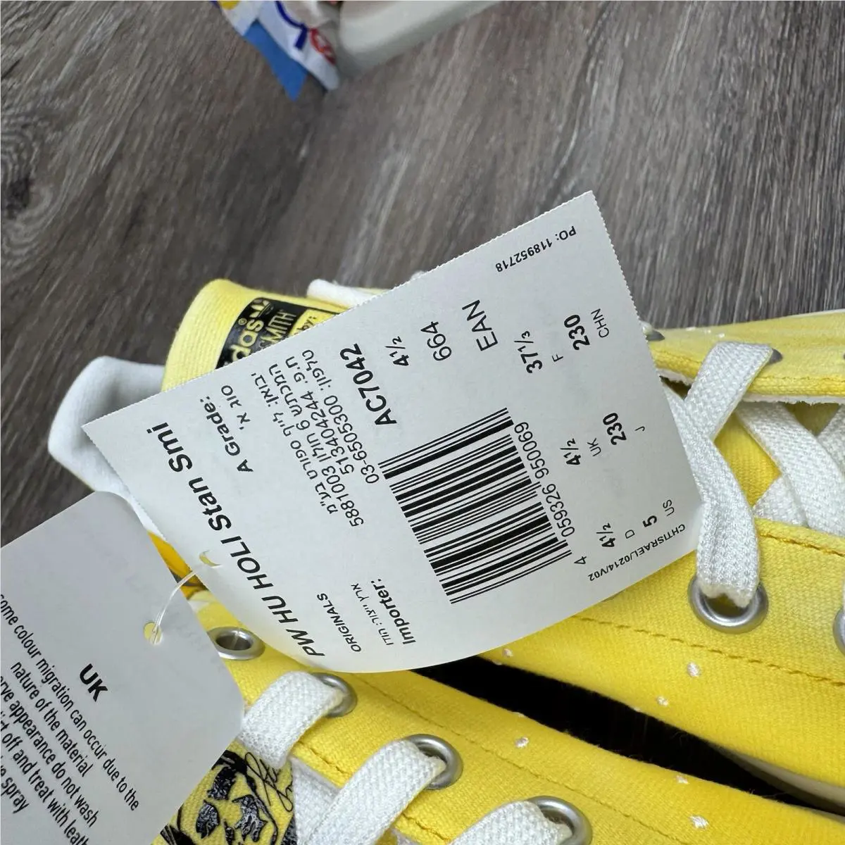 Adidas shoes - adidas Stan Smith - Stan Smith - AC7042 - Yellow 7