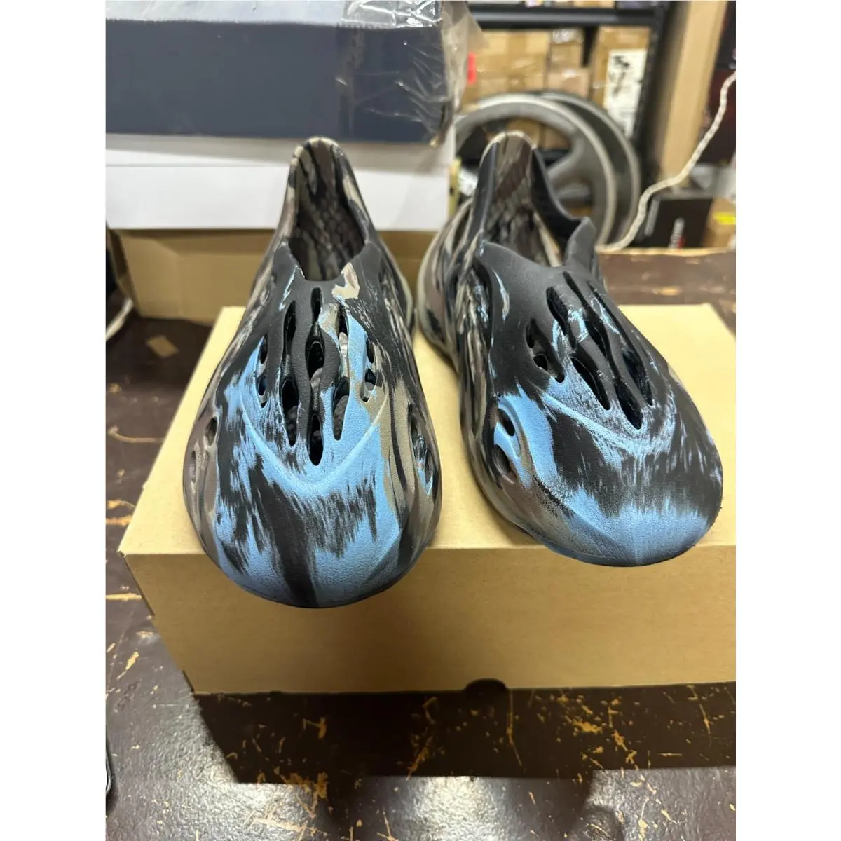 Adidas shoes - adidas Yeezy Foam RNNR - Yeezy Foam RNNR - ID4126 - MX Cinder (UPC: 195749994748) 5