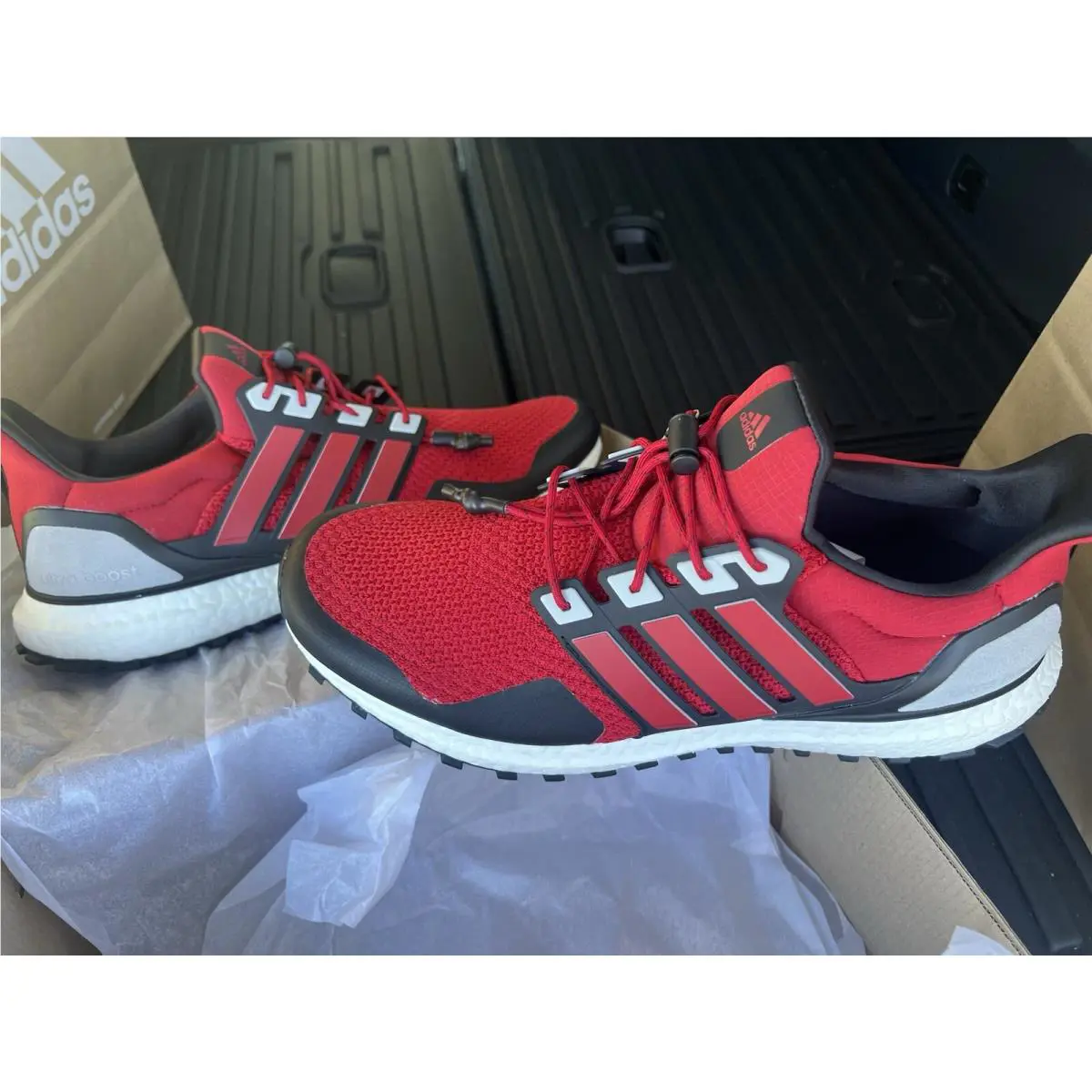 Adidas Ultra Boost 1.0 Atr Cloud Tepore Shoes Men`s Size 9 Red Black Running