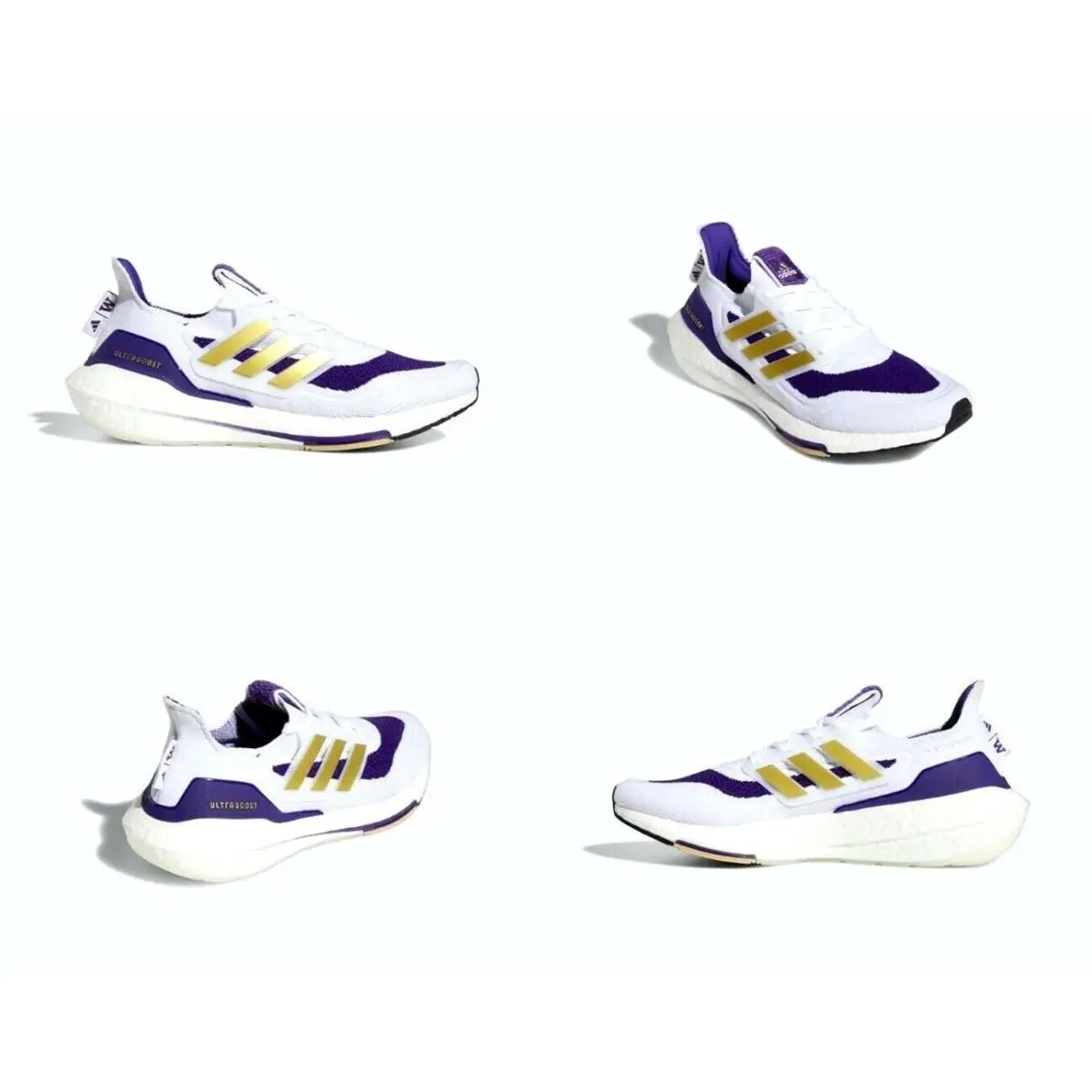 Adidas Washington Ultraboost 21 White Purple Mens Size 8 / Womens 9 US GX7967
