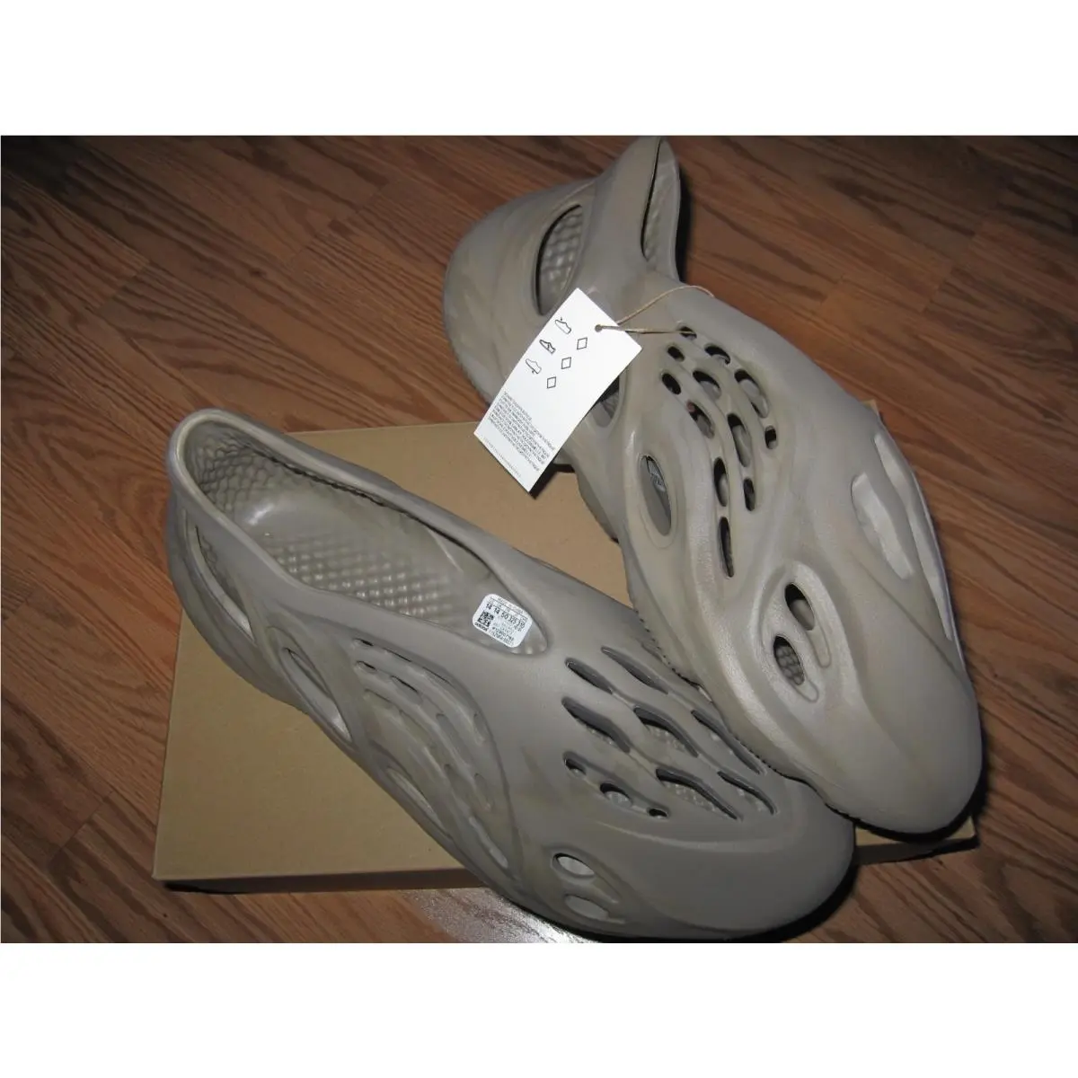 Size 14 - Adidas Men Yeezy Foam Rnr Runner Stone Sage GX4472 Ready to Ship