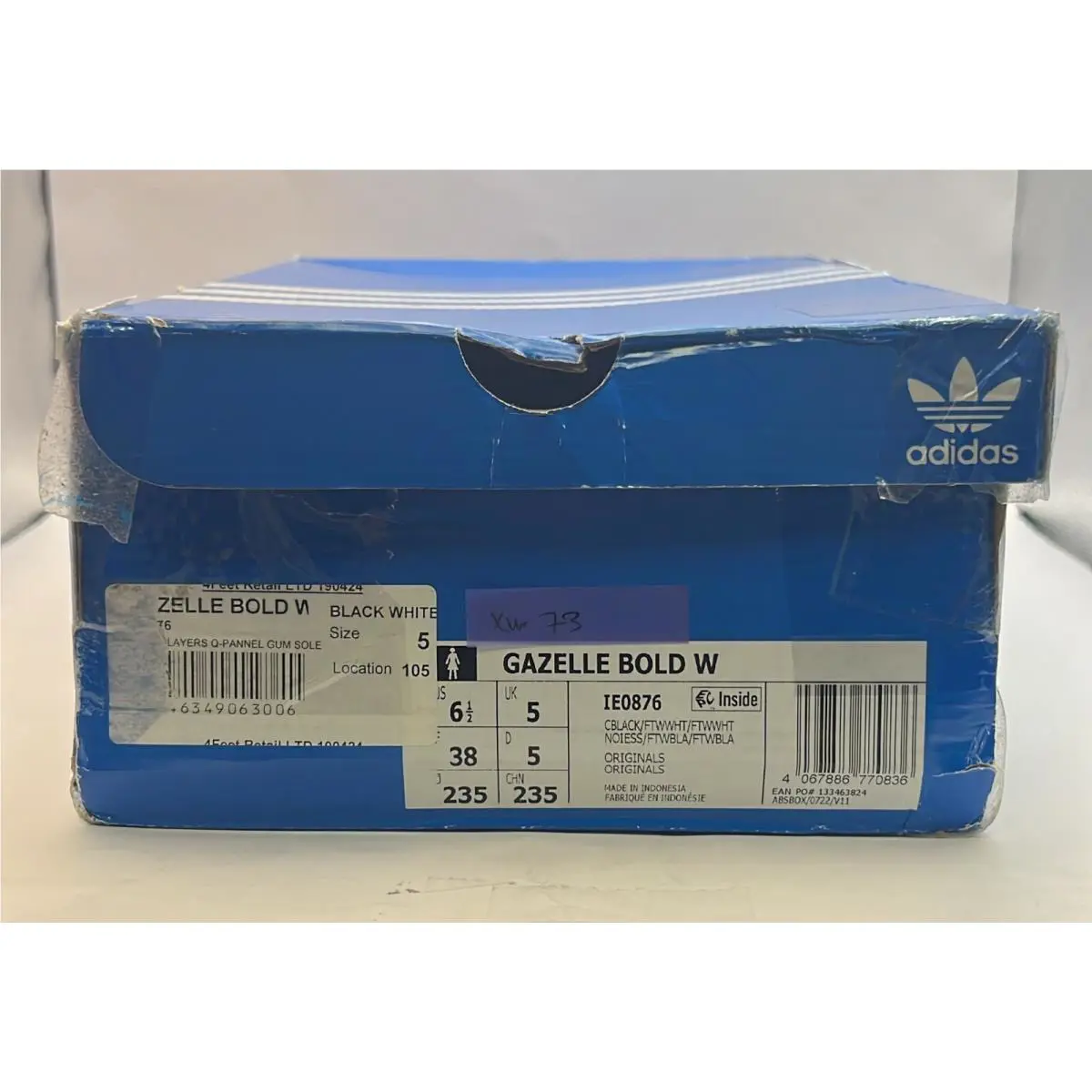 Adidas shoes - adidas Gazelle Bold - Gazelle Bold - IE0876 - Black 3