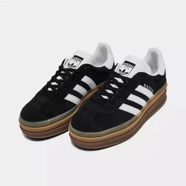 Adidas Originals Gazelle Bold Wpomens Casual Shoes IE0876 Black White sz 8.5
