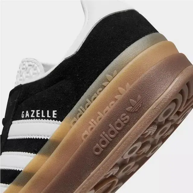 Adidas shoes - Adidas Gazelle Bold - Gazelle Bold - IE0876 - Black/White/White 2