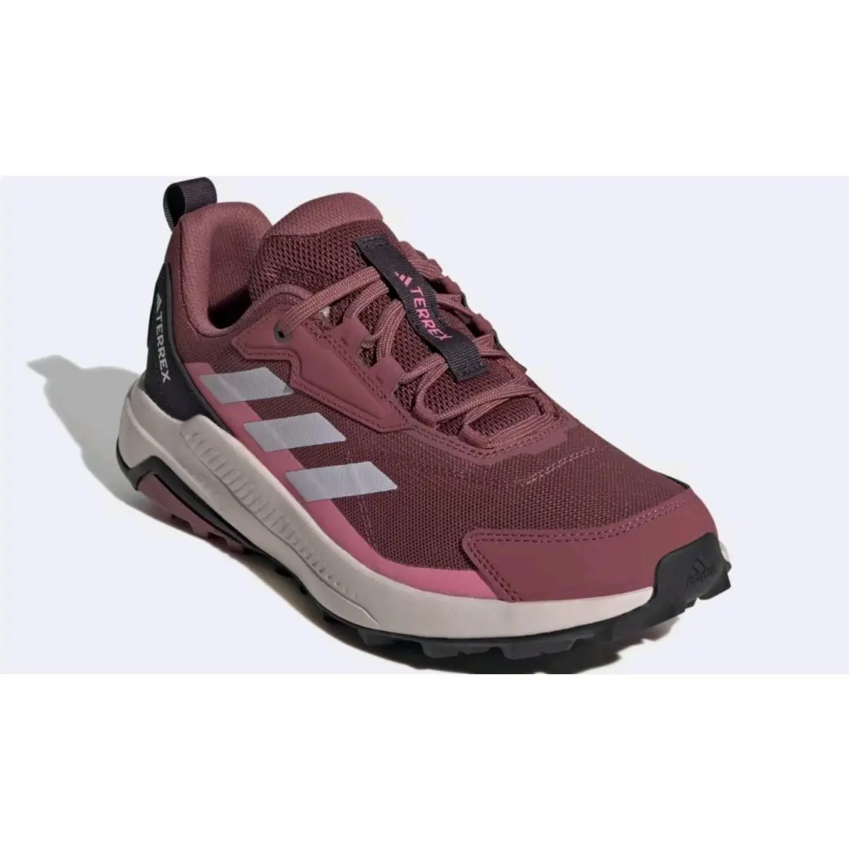 Adidas Women`s Terrex Anylander Hiking Shoes Burgundy/pink Size 10 Sneakers