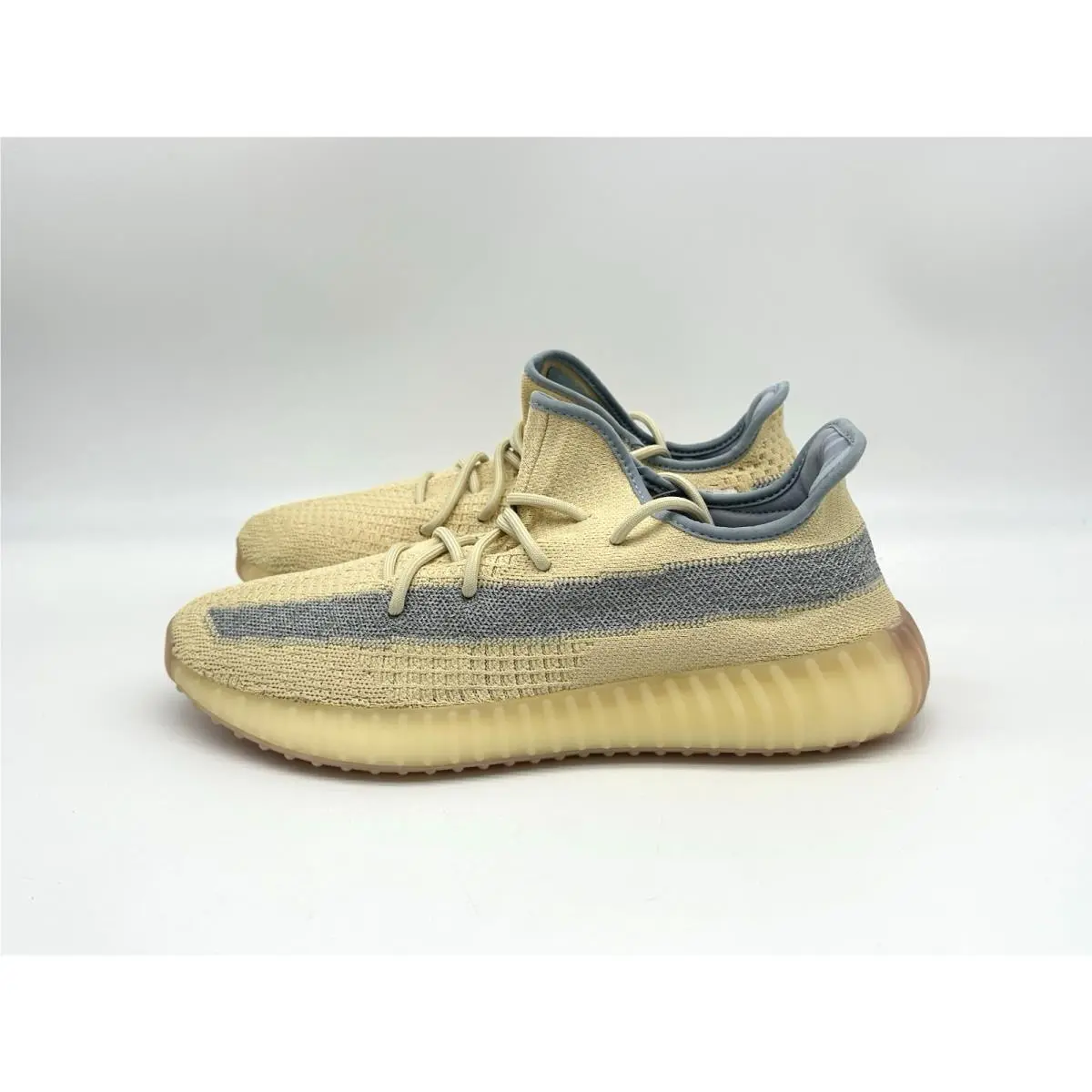 Adidas Yeezy Boost 350 V2 Linen Men`s Size 14 Beige Running Shoes FY5158