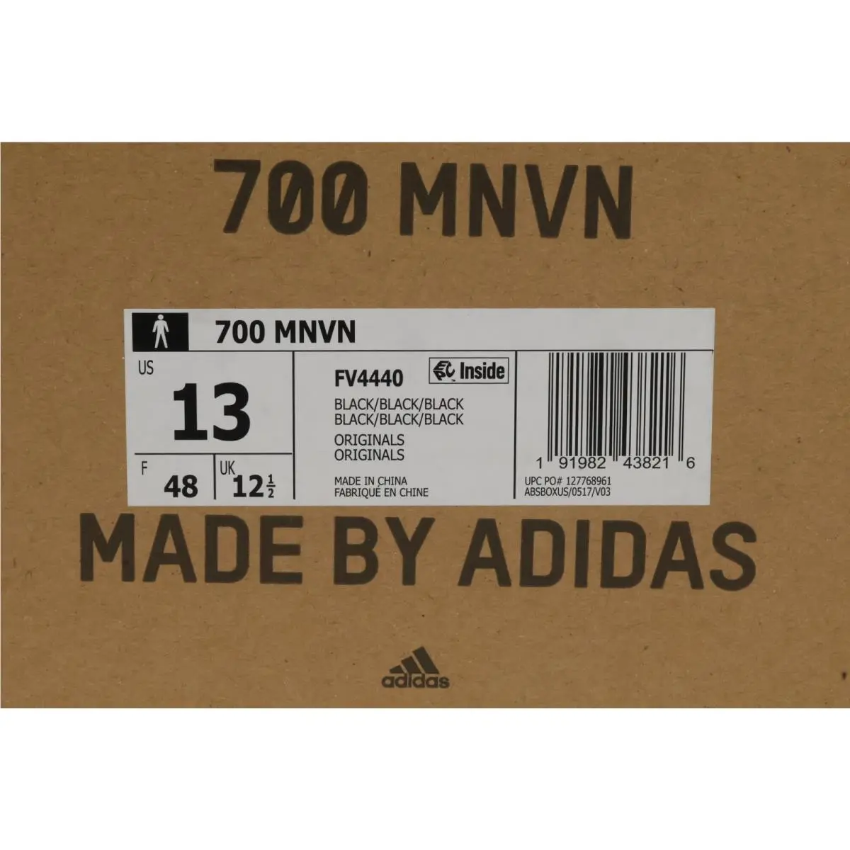 Adidas shoes - adidas Yeezy Boost 700 MNVM - FV4440 - Black 8
