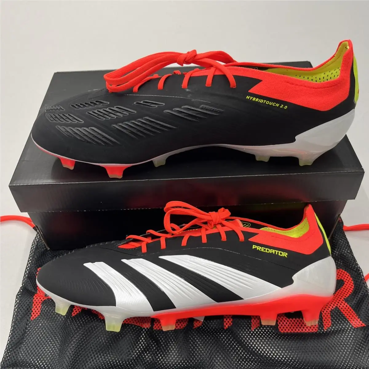 Adidas shoes - PREDATOR ELITE LOW FG - PREDATOR ELITE LOW - IE1802 - Core Black/Footwear White/Solar Red (UPC: 0196472968358) 1