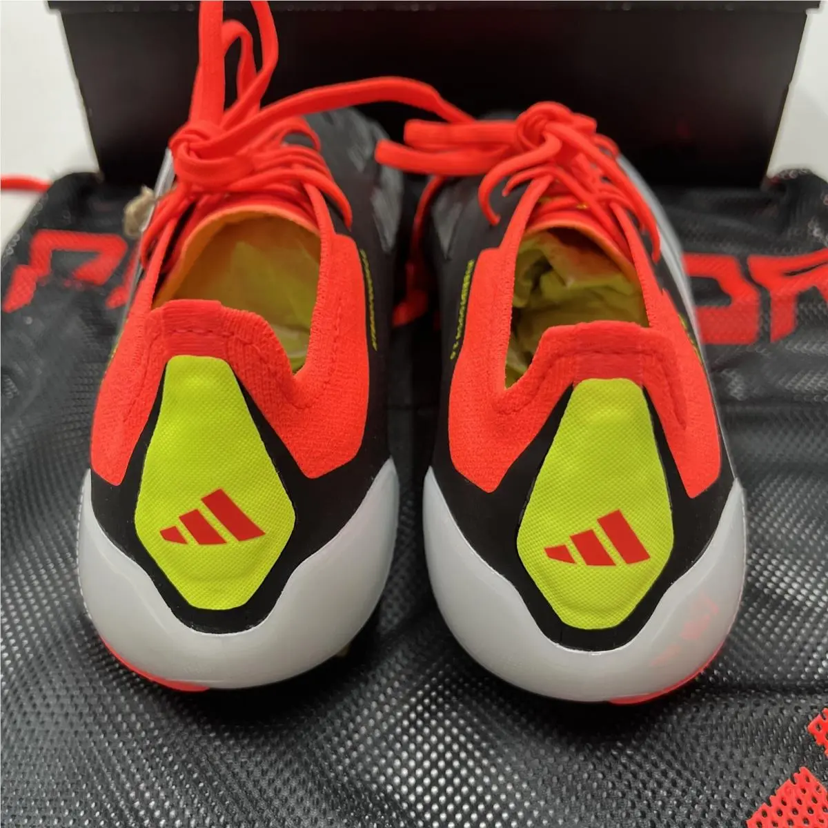 Adidas shoes - PREDATOR ELITE LOW FG - PREDATOR ELITE LOW - IE1802 - Core Black/Footwear White/Solar Red (UPC: 0196472968358) 4